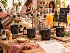 Sunday Candle Pour & Mimosas